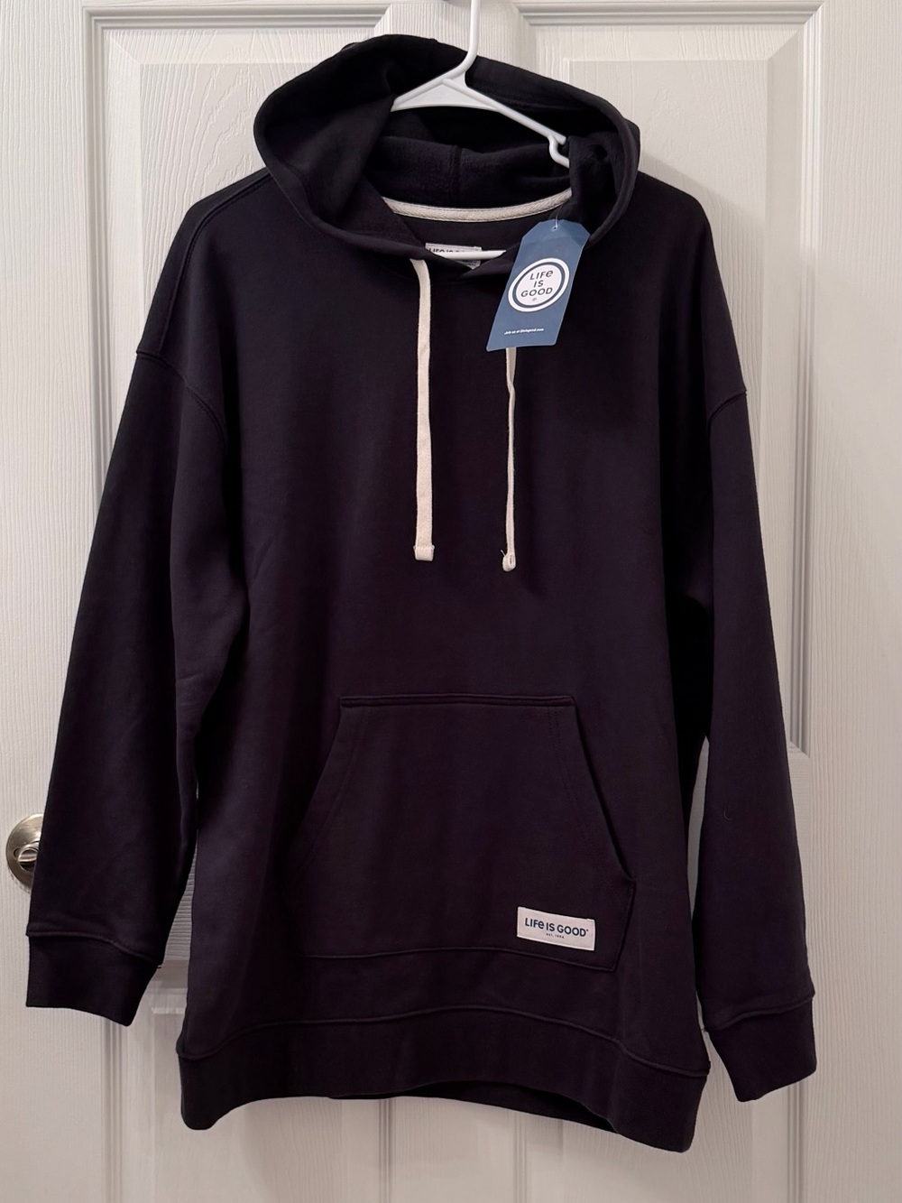 Life is Good Simply True Fleece Hoodie 100% Cotton Women’s Small NWT
